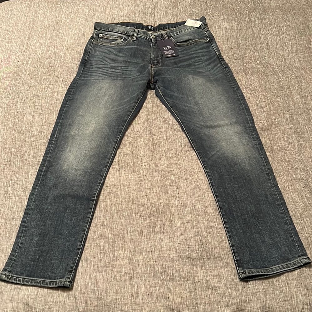 GAP Men’s Slim Jeans in GapFlex with Washwell
